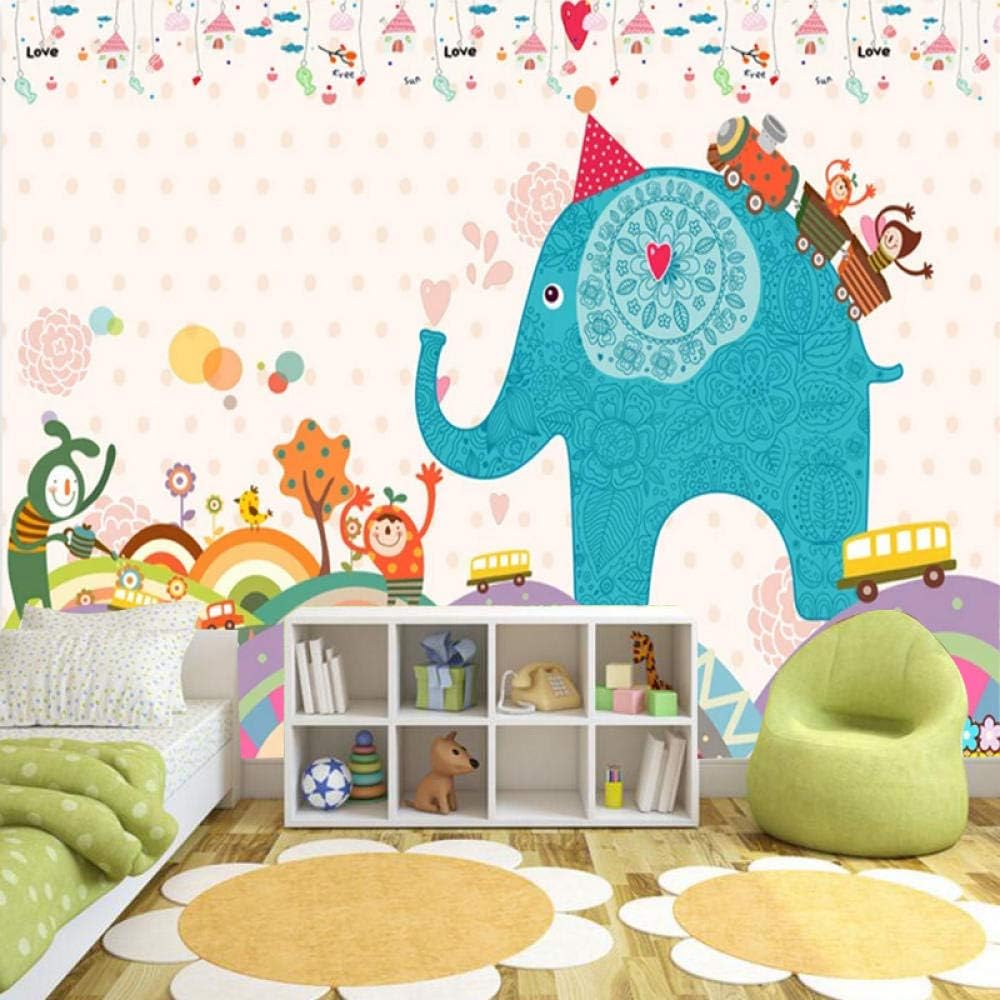 Amazon Com Children Room Cartoon Anime Elephant Wallpaper Ceiling Wallpaper Mural 400280cm Home Improvement