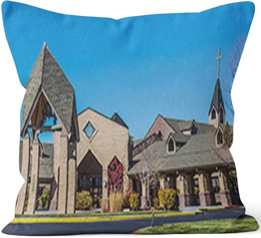 Amazon Com Nine City Modern Church Entrance With Belfry Throw