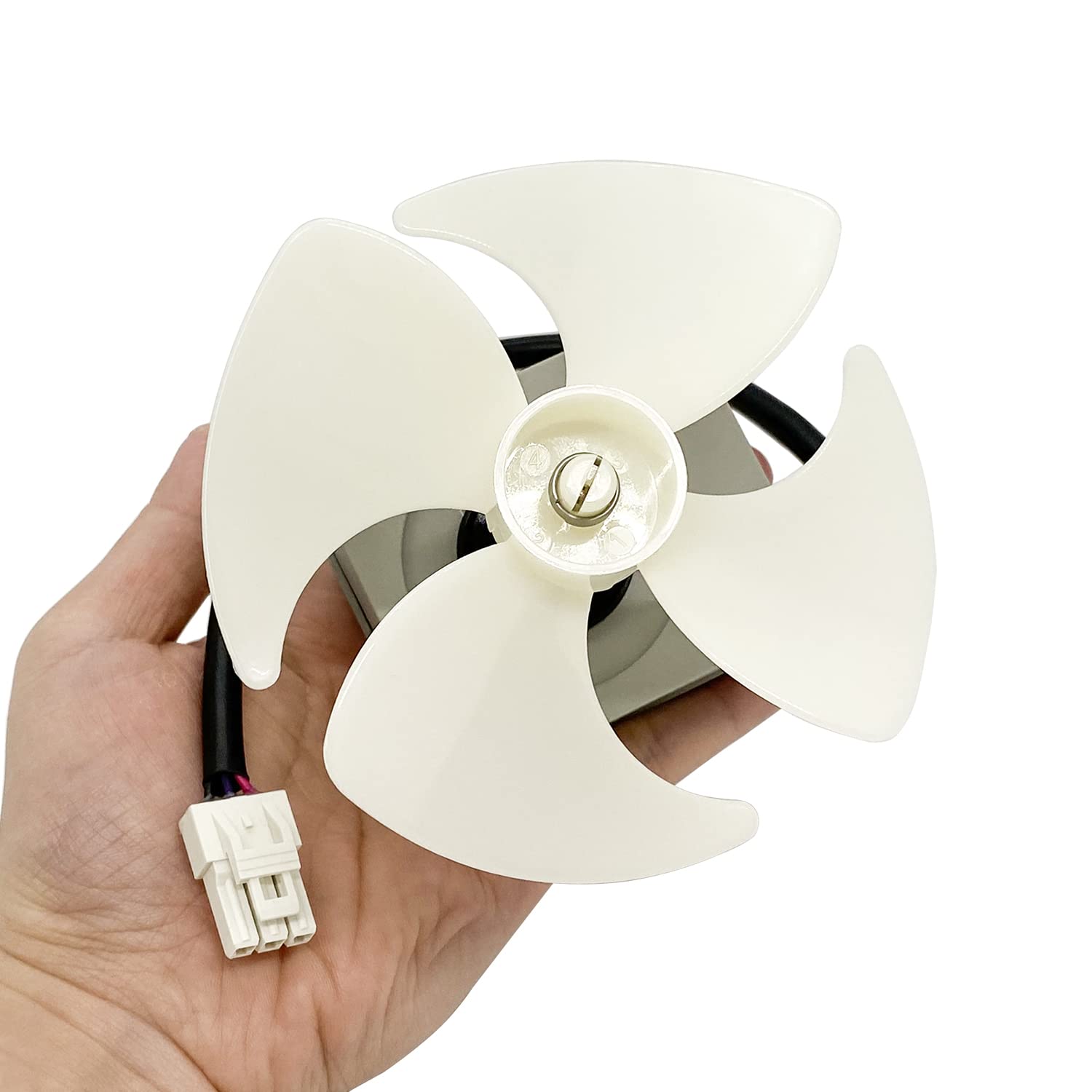DC12V Refrigerator Evaporator Fan Motor Assembly KBL-48ZWT05-1202A for Frigidaire, Magic Chef Fridge, Omar Refrigerator 2W 2200RPM CCW Replace 5304518492 3059900004