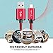 USB Type C cable, I-Bollon 3 Feet USB C to USB 3.0 Nylon Braided charging and sync Cable for Apple Macbook, Samsung Galaxy S8 S8 Plus,Google Pixel,Nexus 5X 6P,OnePlus 2,LG G5 G6 and More [2 pack,RED]