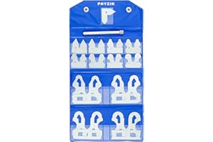 PNYZIK 25 PCS Radius Gauge Set 1/64" - 1/2" with Holder, 3602-5021 Stainless Steel Radius Measuring Tool