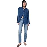 GAP Womens High Rise Straight Fit Denim Jeans Medium Indigo 15 30 Reg