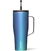 Corkcicle Cold Cup XL - Insulated Tumbler with Handle - Keeps Drinks Cold 12 Hours - Triple-Insulated - Spill-Proof Lid - Summer Drinkware Gift - Keeps Drinks Ice Cold - 30 oz - Dragonfly