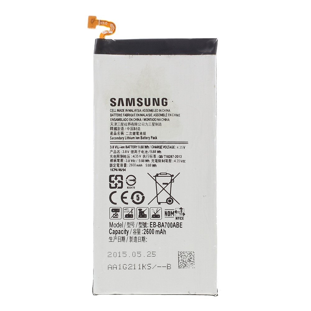 BATERIA eb-ba700abe 2600 mAh for Samsung Galaxy A7 sm-a700 °F A700 A7000 a700fu