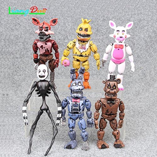 Game, Fun, 1Pcs Random Five night at freddy's 10cm FNAF Actiefiguren Fazbear Foxy action figure toys for children festival geschenken, Toy, Play