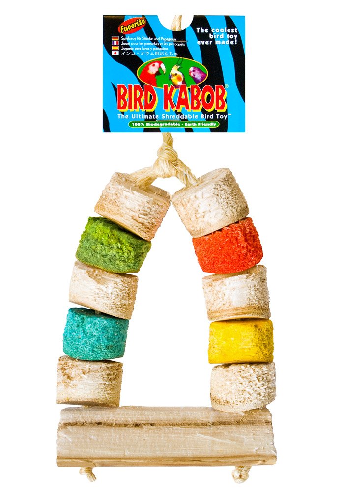 BIRD KABOB 4-1/2-Inch Favorito Chewable Perch