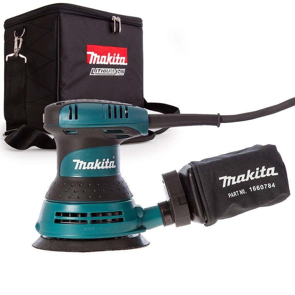 Schleifmaschine Dust Bag Makita BO5030 125mm 5" 240v Random Orbital