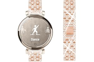 Compatible with Garmin Lily2 / 2 Active Watch Band Dressy Replacement Stainless Steel Metal Strap for Women