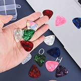 kuou Guitar Picks 20 Pcs Celluloid Plectrums 0.46-1.2mm Assorted Case view 2