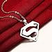 Super man Pendant Necklace Stainless Steel for Women Men Jewelry Gift