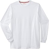 Boulder Creek by Kingsize Men's Big & Tall Heavyweight Long-Sleeve No Pocket Crewneck Tee