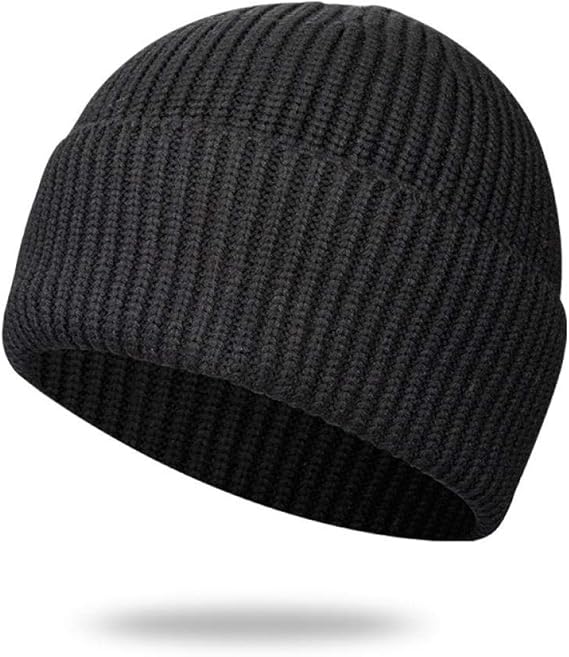 LMWB Hat Male Winter Wool Hat Knitted Cotton Hat Winter Warm Wild Rider