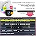 PTZ Camera,LEFTEK PoE PTZ Camera Outdoor IP HD 4.0 MP(2560x1440 Pixel) IR High Speed Dome Camera Night Vision 20x Zoom 4.7-94mm Lens 196ft IR Distance H.265/H.264 Built in RJ45 Onvif