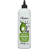 Chosen Foods 100% Pure Avocado Oil Squeeze, Kosher, Non-GMO, 800 Ml, 27 Fluid Ounce (Pack of 6)