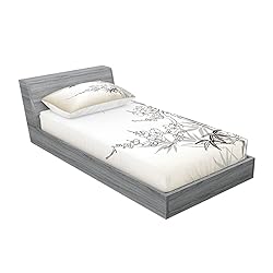 Lunarable East Fitted Sheet & Pillow Sham