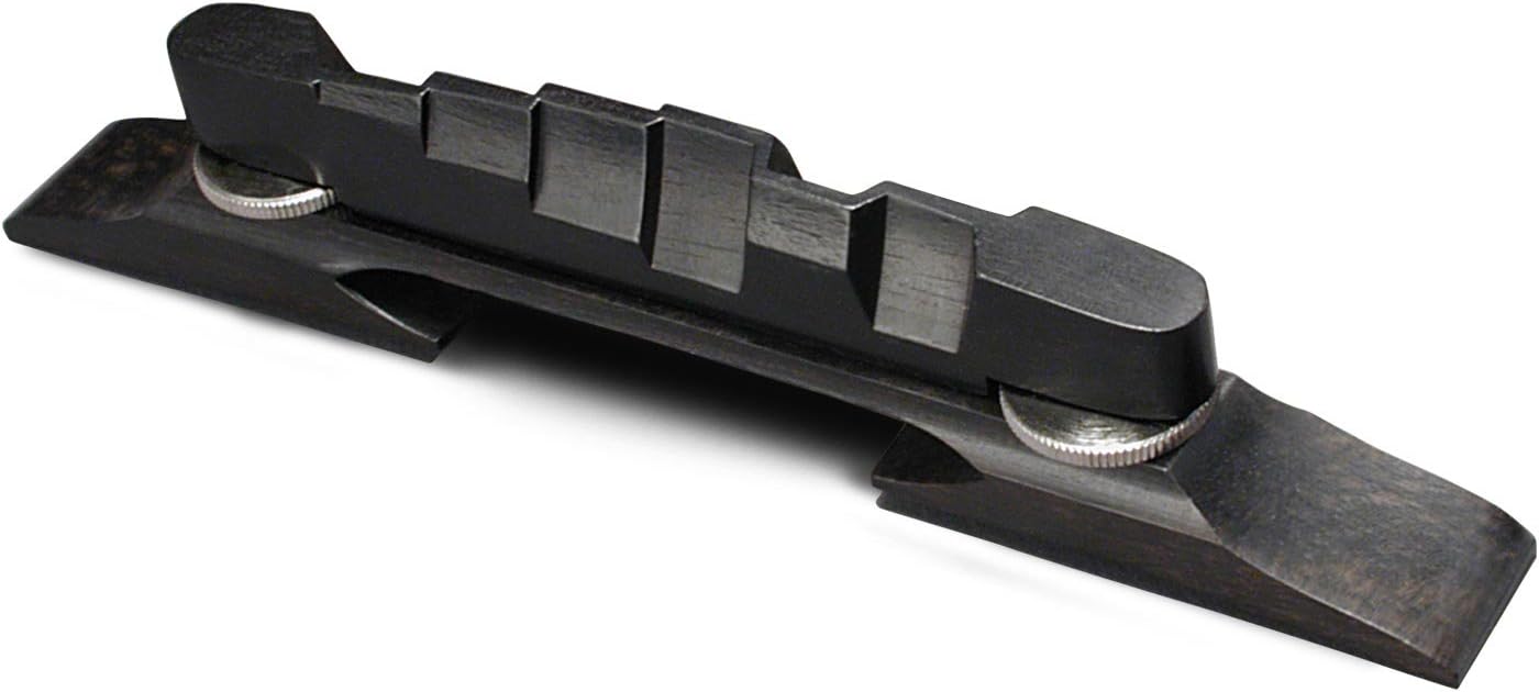 Golden Age Archtop Guitar Bridge, Ebony