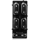 A-NAFTULY Driver Side Master Power Window Switch Replacement Fits for Ford F250 F350 F450 F550 2002 2003 2004, Explorer 02 03, Excursion, Crown Victoria &amp; Mercury Mountaineer 02-05, OE# 1L2Z14529BA