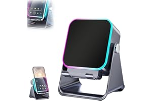 Wireless Induction Audio Speaker Stand-Smart Charging Sound, 4-in-1 Wireless Speaker Stand with Adjustable Phone Stand, Magic