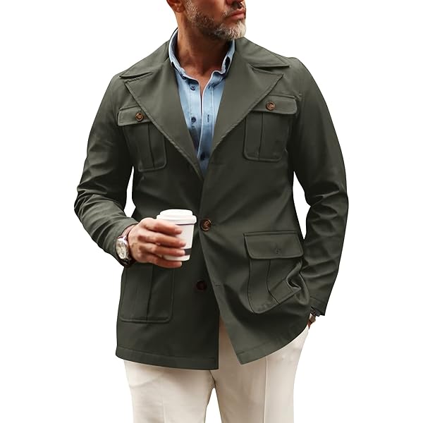 ジャケット・アウター SHORT COAT WITH POCKETS LEEy-world Light Winter Jackets For Men Men's Jacket Full