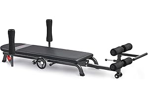 Sunny Health & Fitness Full Body Traction & Stretch Machine for Lumbar Stretching, Flexibility Training, Mobility Support, an
