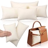 Xuhal 4 Pcs Purse Insert Pillows to Keep Shape in 4 Size, White | Bag Inserts Fillers Maintain, Purse Shaper &amp; Stuffer, for Small to Large Handbags, Storage and Display, Prevents Creases
