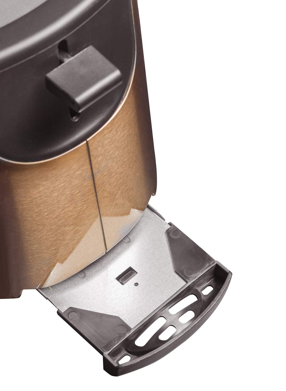 Bestron Toaster mit 2 Röstkammern, Krümelschublade und Brötchen-Röstaufsatz, 1.000 W, Edelstahl in Kupfer-Optik 3