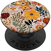 Colorful Wildflower Florals Flower PopSockets Adhesive PopGrip