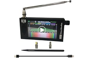 MOKXIHIT Full-Bands DSP SDR Radio Receiver 4.3” IPS Screen FM/AM/LSB/USB/CW, 192kHz Spectrum Rechargeable 5000mAh Rechargeable Battery Aluminum Alloy Shell Nice Sound