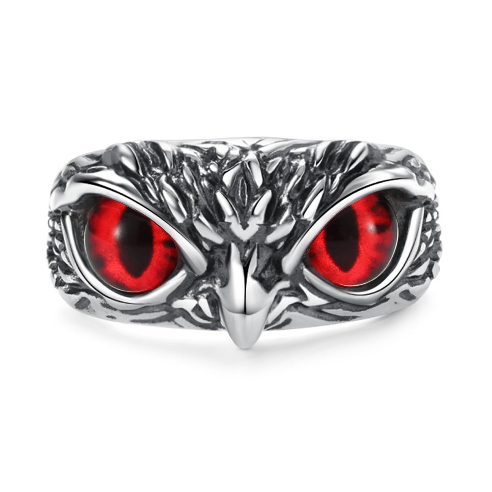 Yumikoo Demon Eye Owl Ring Retro Open Ring