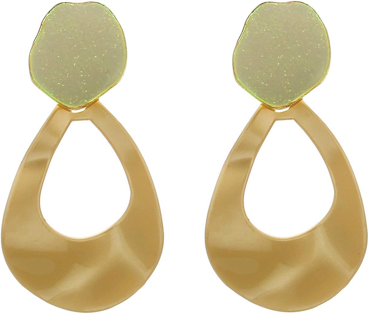 Women Statement Cute Trendy Earrings For Women Gold Dangle Drop