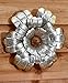 The Lakeside Collection Large Metal Wall Flower - Galvanized Decor with Rustic, Farmhouse Style - Daisy