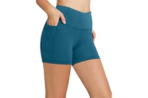 baleaf Women's Biker Shorts Workout Shorts 8"/ 5" High Waisted Athletic Yoga Summer Gym Running Swim Shorts Pockets