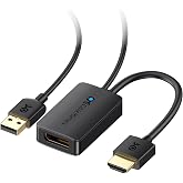 Cable Matters HDMI to DisplayPort Adapter, Active HDMI to DP, 4K@30Hz | Unidirectional, HDMI Source to DisplayPort Monitor Only