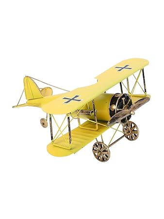 Zahab Imported Vintage Metal Airplane For Home And Office Decor