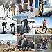 TMD THEME DESIGNER Mens Merino Wool Socks Hiking Thick Winter Warm Black Blue Cushioned Boot Hunting Quarter Crew Thermal Socks for Women Men -L
