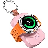 ACEQINGSE for Samsung Galaxy Watch Charger,1800mAh Portable Charger for Samsung Galaxy Watch 7/Ultra/6/6 Classic/5/5 Pro/4/3,Active 2/1,Wireless Magnetic (Pink)
