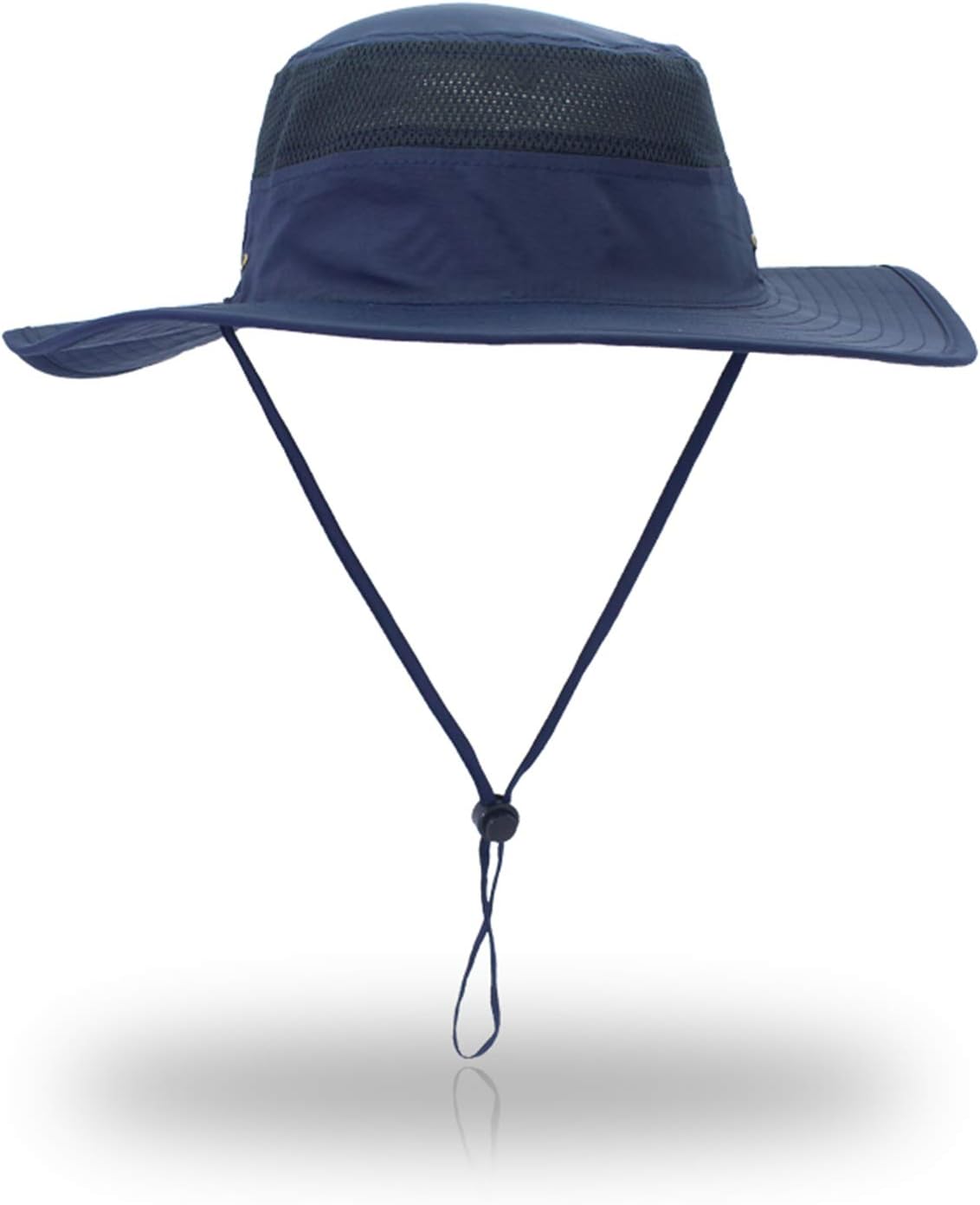 VICSPORT Windproof Fishing Hats UPF50+ UV Protection Sun Cap Outdoor Bucket Mesh Hat 56-61cm