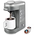 CHULUX Mini Coffee Maker for K Capsule, Single Serve Coffee Maker for One Cup Americano, Lightweight Pod Coffee Machine, Gray