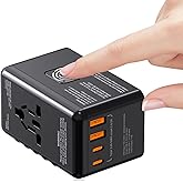 X-STAR Voltage Converter Canada to Europe,220V to 110V Converter,International European Universal Travel Adapter Plug Power C