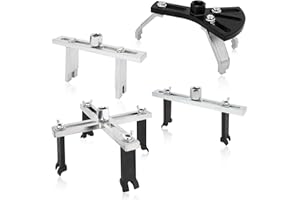 CMOOD 4 Pieces Fuel Pump Removal Tool, Universal Fuel Pump Lock Ring Tool Adjustable Fuel Tank Lock Ring Tool Fuel Pump Ring Removal Tool