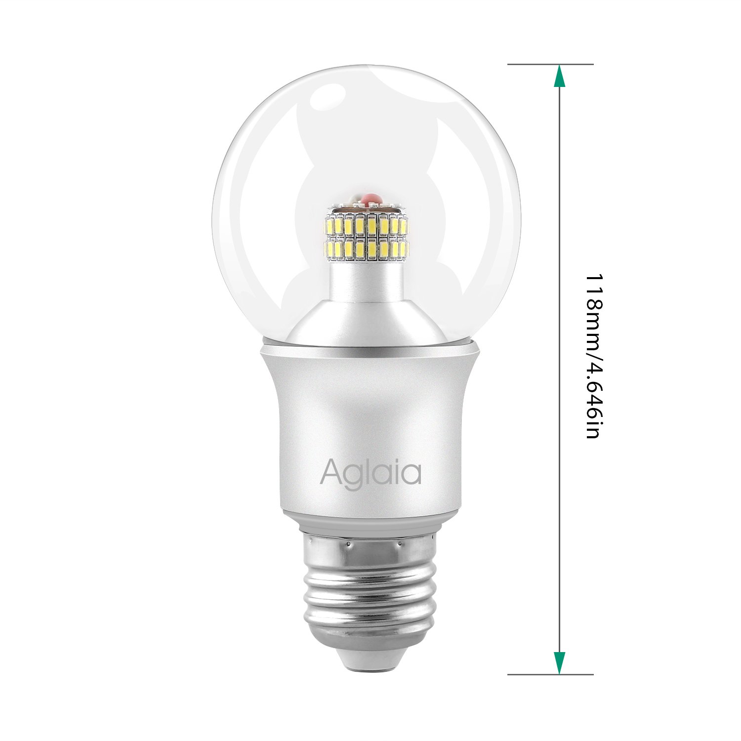 Product 6W E27 LED Light Bulb Equivalent 60W 550lm Cool White 6500K