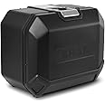 SHAD TR47 Right Side Case, Black Edition Aluminum Motorcycle Pannier, D0TR47100RB, 47L Anti-Theft Lock System