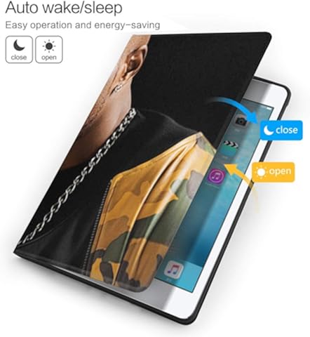 Wehoiweh Dm-X - Carcasa antiarañazos fina y ligera con soporte ajustable, función de reposo/desactivación automática, protección trasera para iPad Air3 10.5 iPad Air3 10.5 talla única