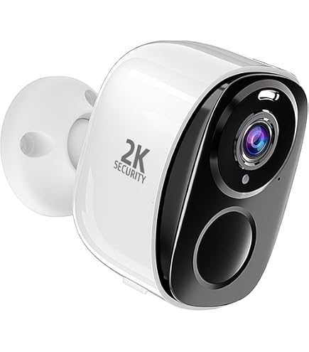 AI Motion Detection ELECCTV Solar Security Camera Wireless Outdoor - 2K ...