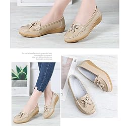 Women's Genuine Leather Platform Loafers Classic