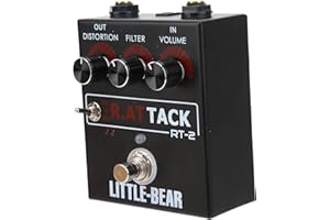 Efecto de distorsión de guitarra Efecto de distorsión eléctrico de 3 niveles y 3 niveles para accesorios de efecto único de tono RAT LM308N