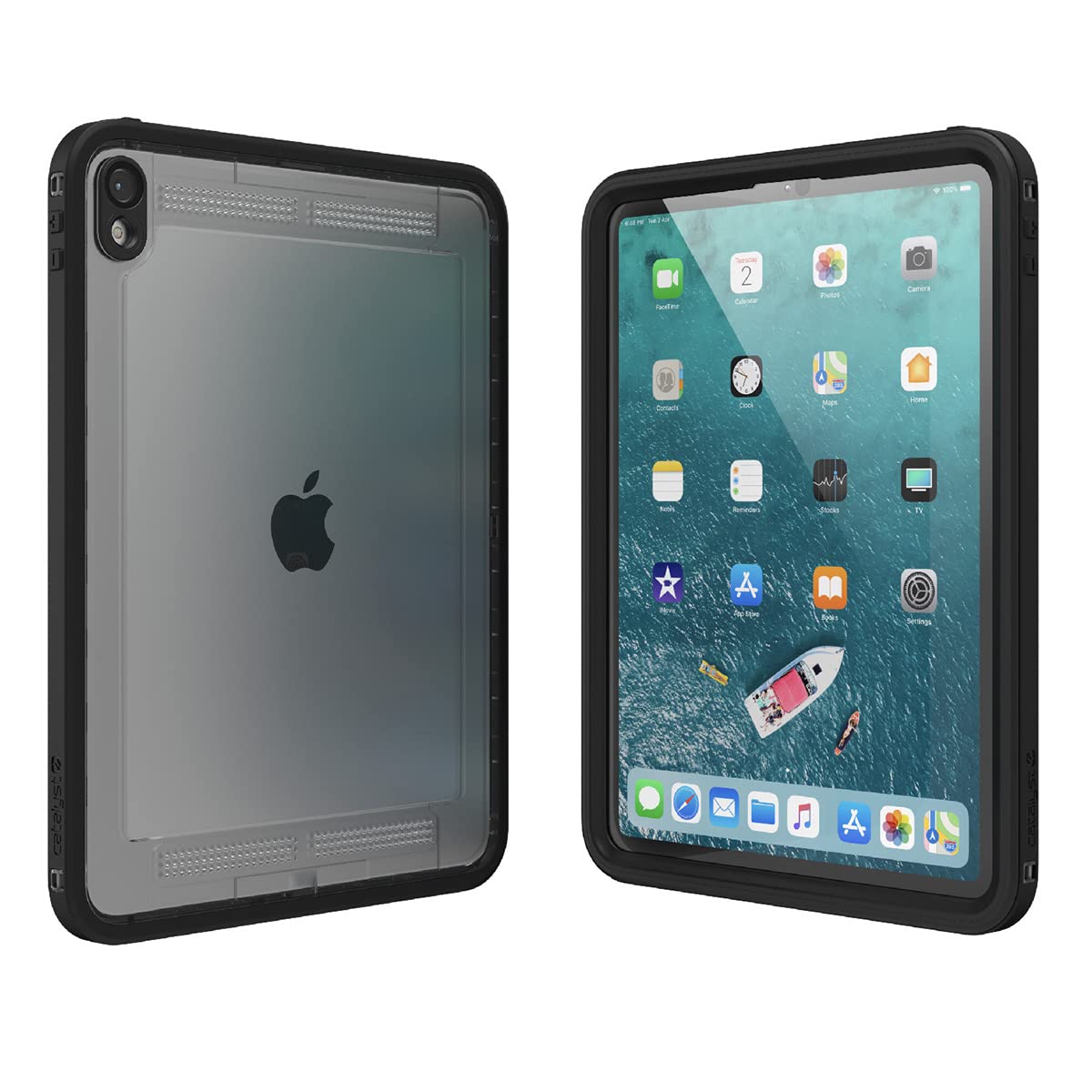 Waterproof iPad Case for iPad Pro 11" 2018 by Catalyst - Waterproof 6.6 ft - Full Body Protection, Heavy Duty Drop proof 4ft, Kickstand, True Acoustic Sound Technology, Built-in screen protector