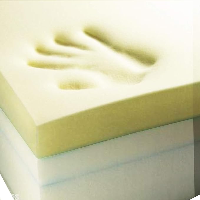 sleepkings 4ft Small Double Orthopedic 4" Memory Foam Mattress Topper