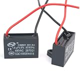 DollaTek 2Pcs CBB61 1.5uF 450V AC Air Conditioner Fan Motor Running Capacitor view 3