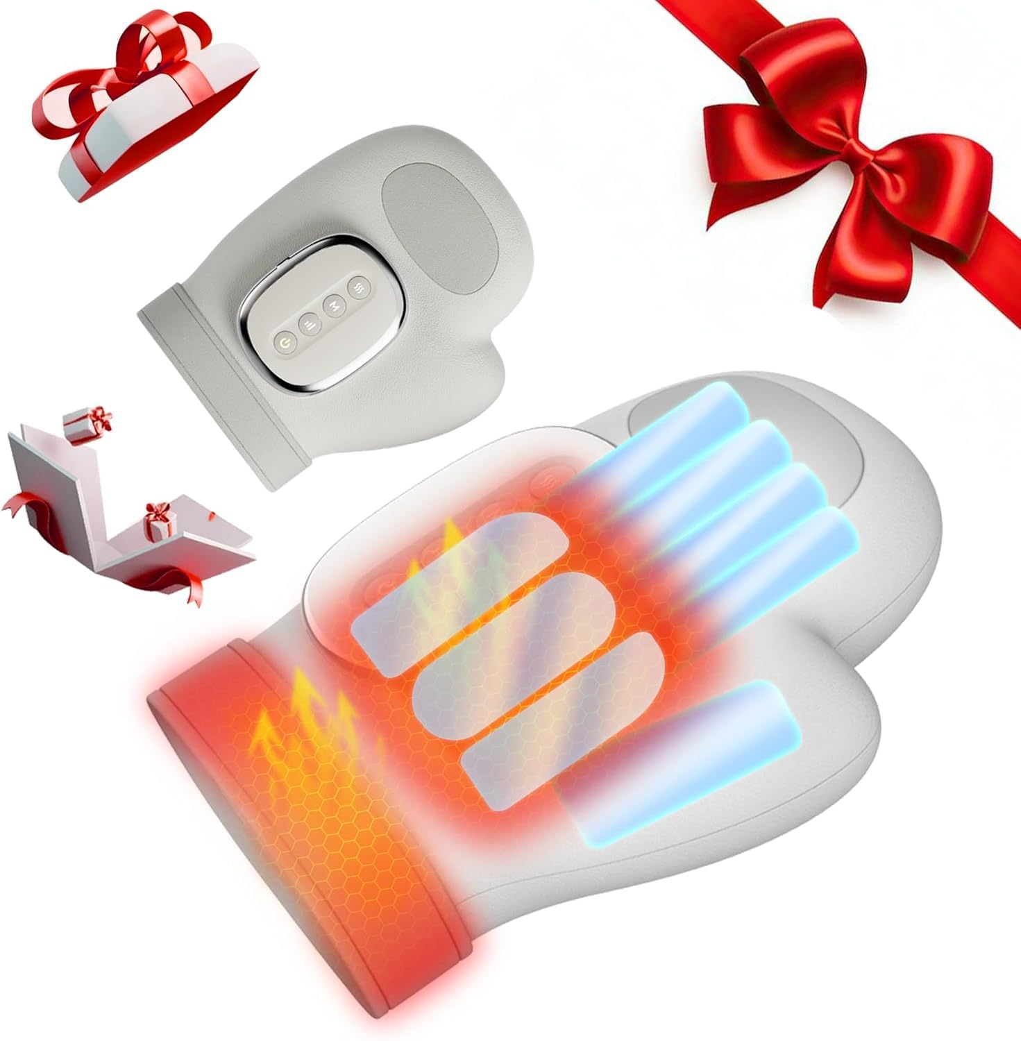 Photo 1 of 2025 New Hand Massager with Heat and Compression, Hand Massager with 3 Massages, 3 Temps (108°F ~ 121?), 5 Strengths for Arthritis, Wrist & Carpal Tunnel Relief, Hand Massage, Gift for Women/Men